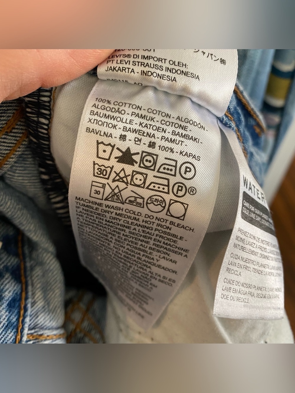 Levi’s Wedgie Premium Custom Jeans Waist 26 Womens Size 2 XS Levis Upcycled OOAK - Picture 16 of 16
